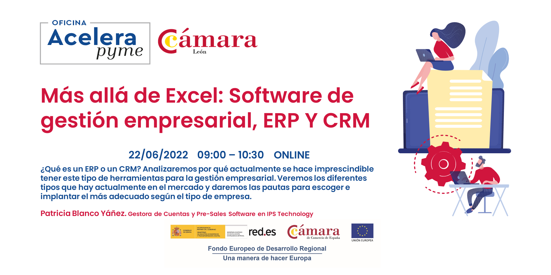Más allá del Excel Software de gestión empresarial ERP y CRM