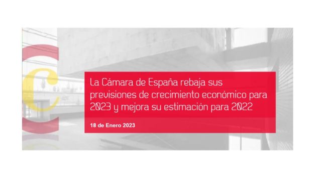 La Cámara de España rebaja sus previsiones de crecimiento económico para 2023