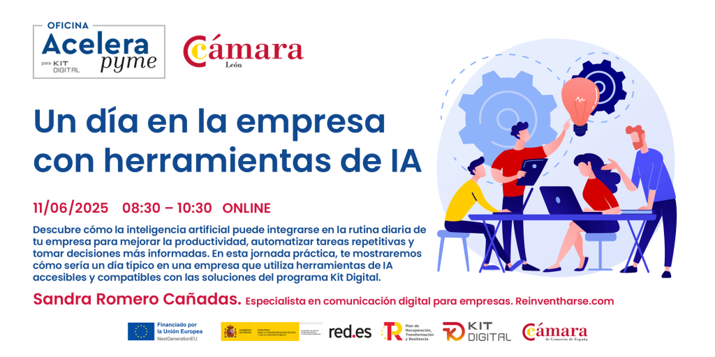 Cartel Día empresa herramientas de IA