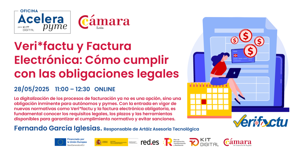 Cartel Verifactu Factura Electrónica obligaciones legales