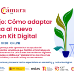 Cartel Teletrabajo adaptar empresa nuevo entorno KD