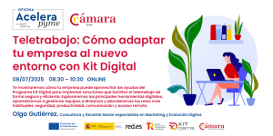Cartel Teletrabajo adaptar empresa nuevo entorno KD