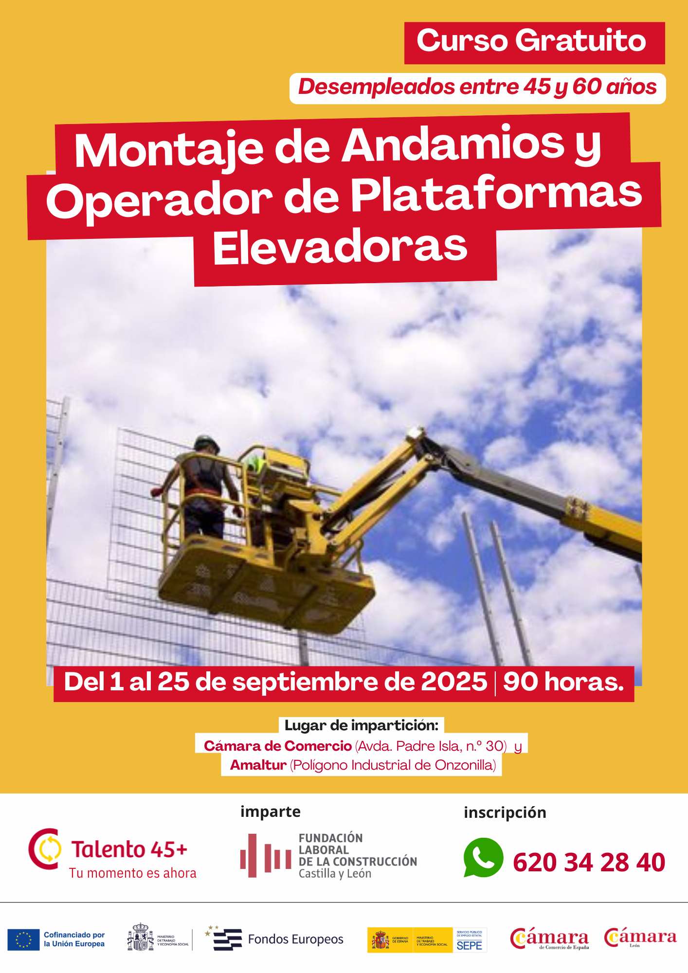 Montaje de Andamios y Operador Plataformas talento45 jpg