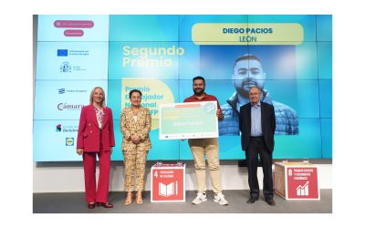 Diego Pacios segundo premio de Embajadores Nacionales del Año de la red Somos FP