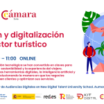 Cartel Innovación y digitalización sector turístico