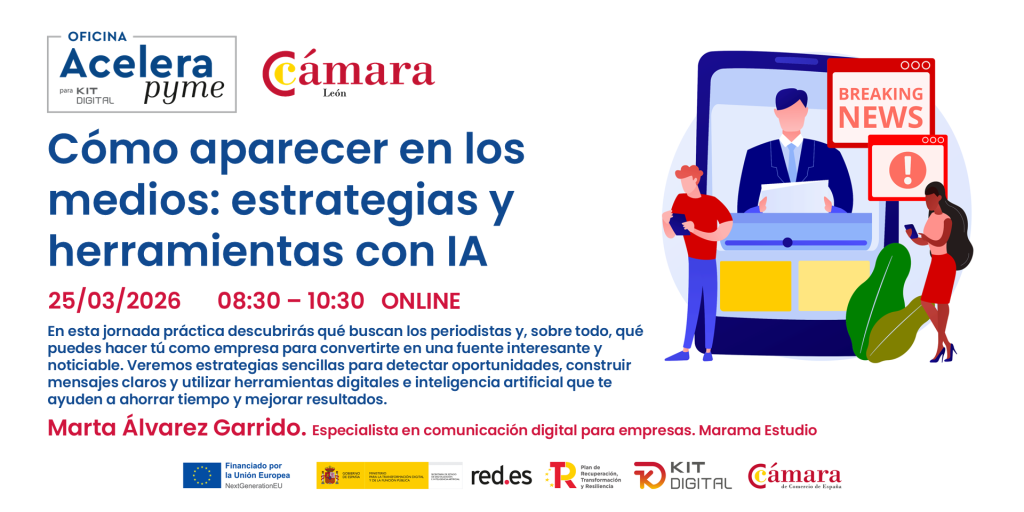 Cartel Aparecer medios estrategias herramientas IA