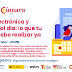 Cartel Verifactu al día Factura Electrónica